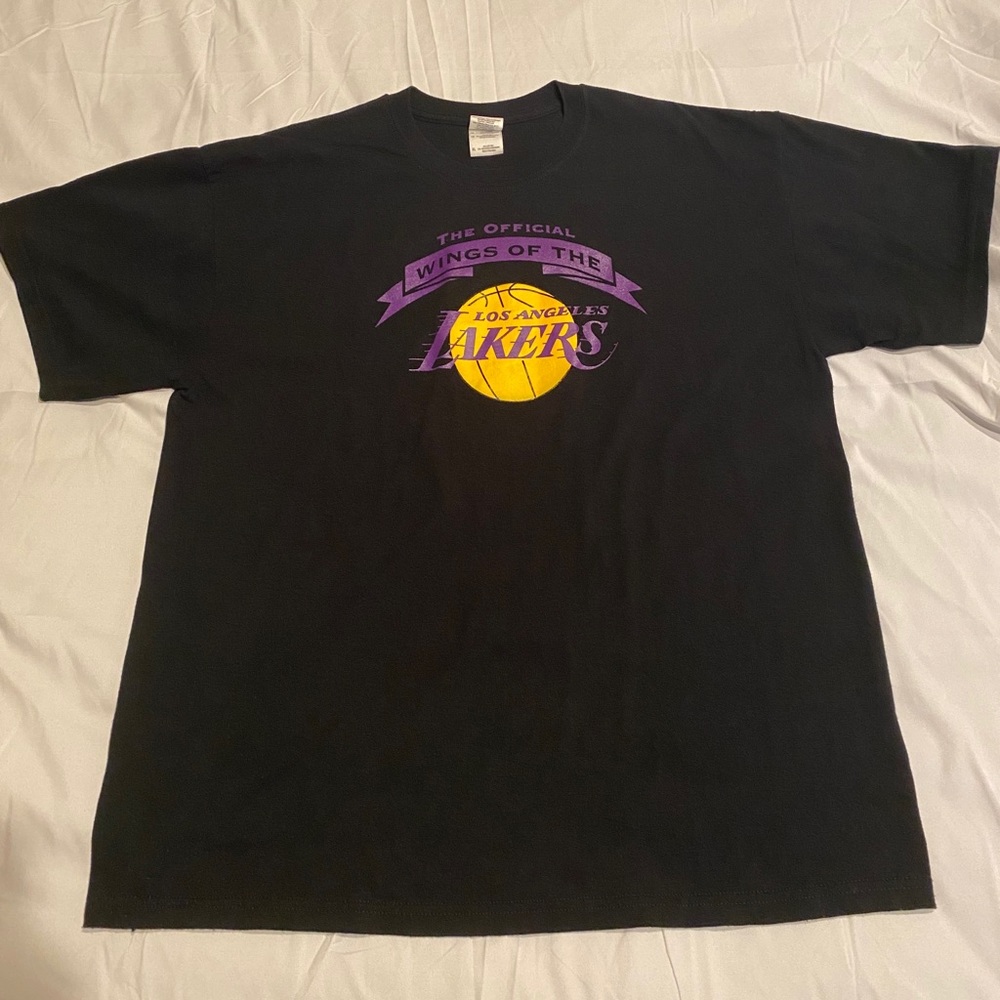 Lakers Wingstop Employee T Shirt Men XL
